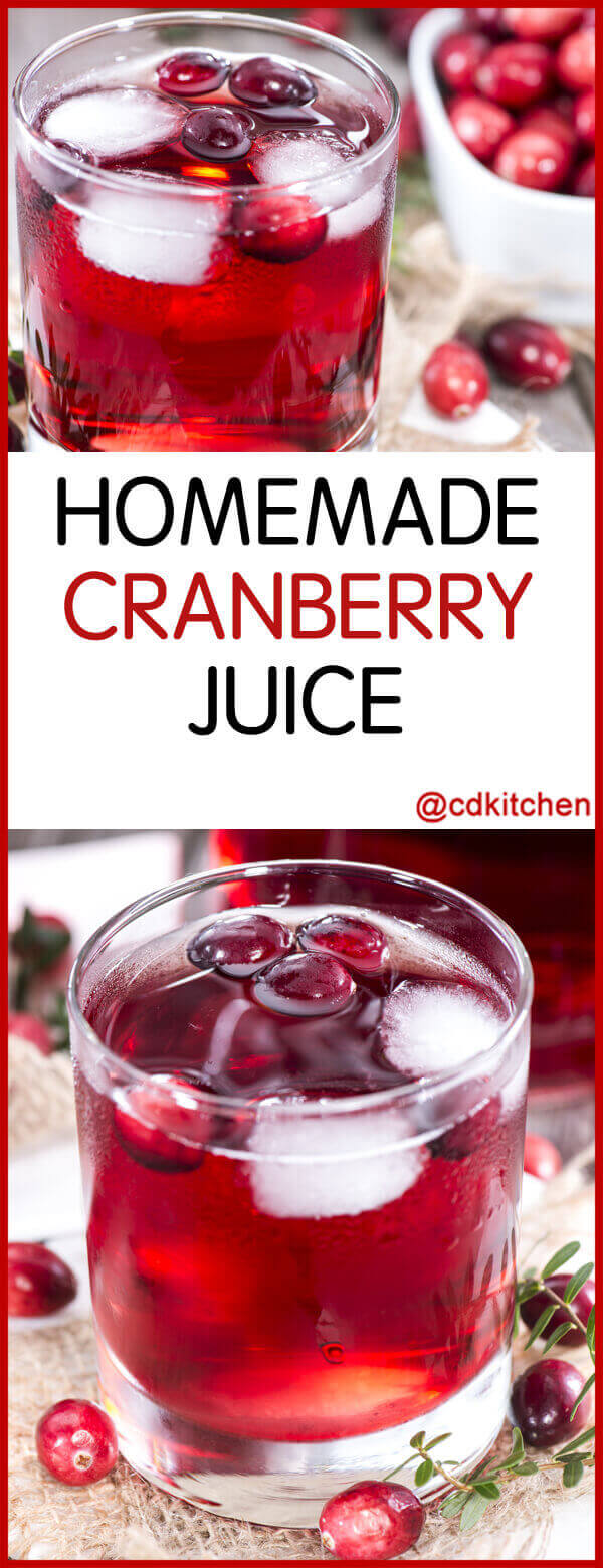 Cranberry Juice Recipe | CDKitchen.com