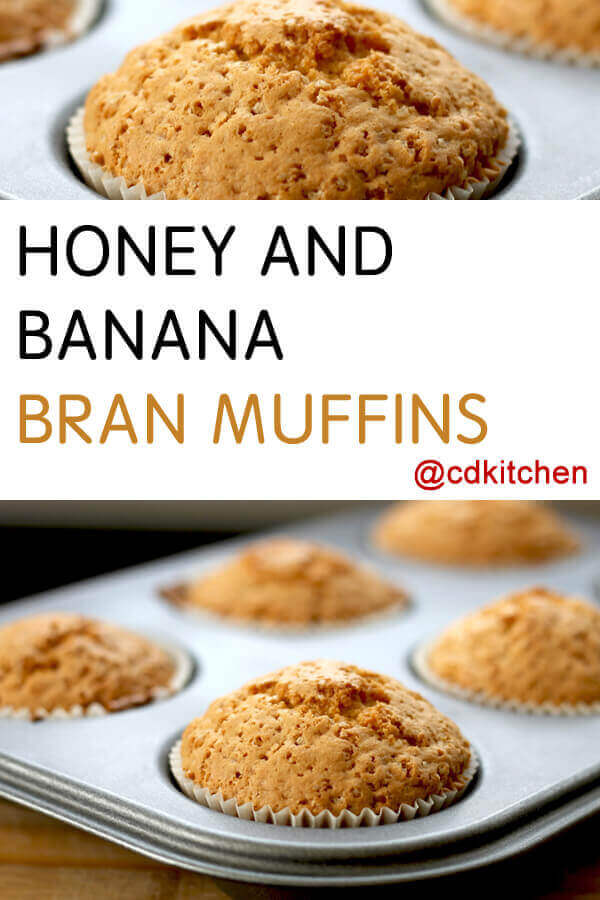 Honey and Banana Bran Muffins Recipe