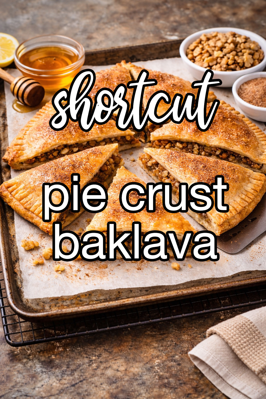 Shortcut Pie Crust Baklava Recipe