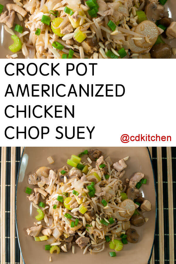 Crock Pot Americanized Chicken Chop Suey Recipe from CDKitchen.com