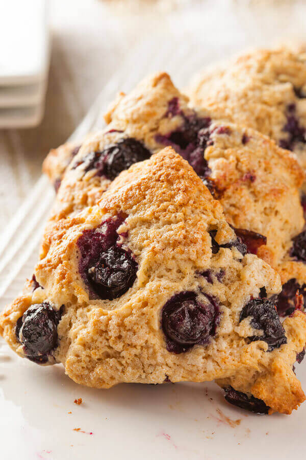 Blueberry Cream Scones Recipe