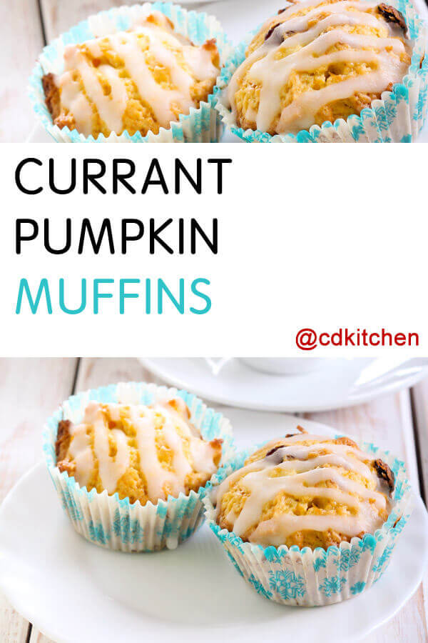 Currant Pumpkin Muffins Recipe