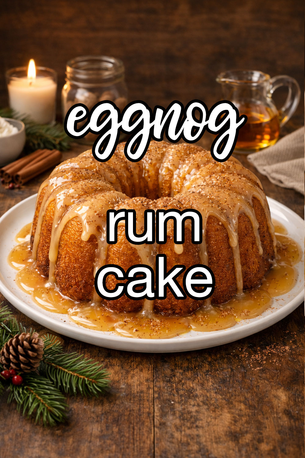 Eggnog Rum Cake Recipe