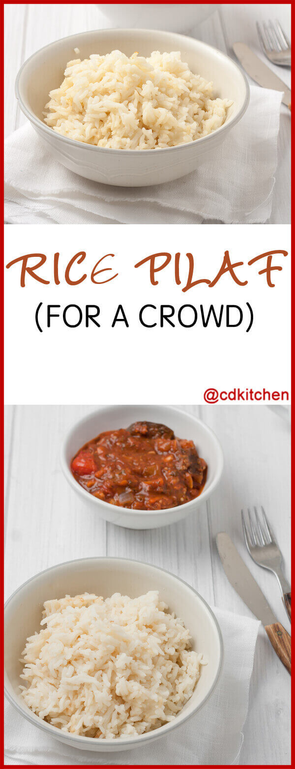 Rice Pilaf For 100 Recipe
