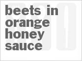 Beets in Orange-Honey Sauce