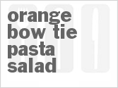Orange Bow-Tie Pasta Salad