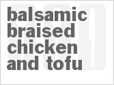 recipe for slow cooker balsamic braised chicken and tofu