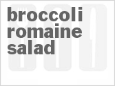 recipe for broccoli romaine salad