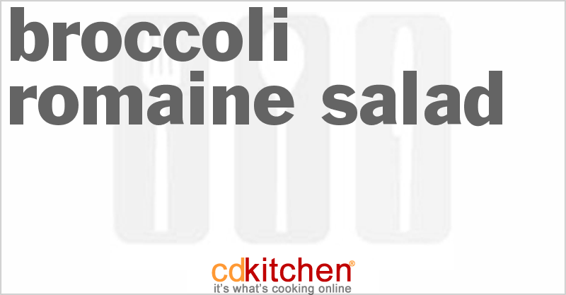 Broccoli Romaine Salad - CDKitchen.com