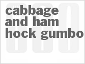 recipe for cabbage and ham hock gumbo