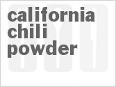 recipe for california chili powder