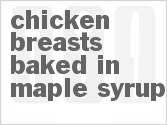 recipe for chicken breasts baked in maple syrup