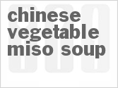 recipe for chinese vegetable miso soup