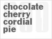 recipe for chocolate cherry cordial pie