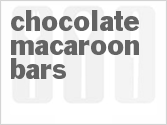 recipe for chocolate macaroon bars