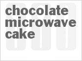 recipe for chocolate microwave cake