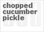 recipe for chopped cucumber pickle