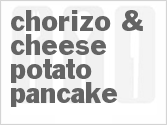 recipe for chorizo & cheese potato pancake