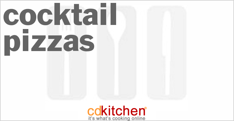 Cocktail Pizzas - CDKitchen.com