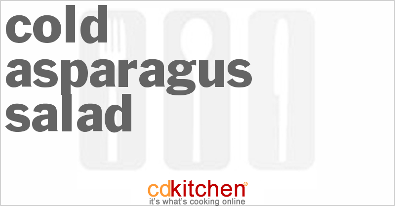 Cold Asparagus Salad - CDKitchen.com
