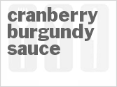 recipe for cranberry burgundy sauce