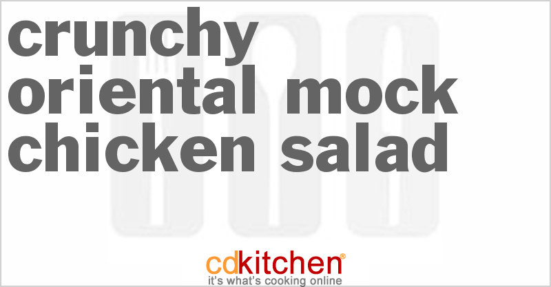 Crunchy Asian Mock Chicken Salad - CDKitchen.com