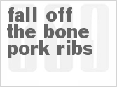 recipe for fall off the bone pork ribs