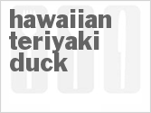 recipe for hawaiian teriyaki duck