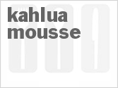 recipe for kahlua mousse