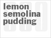 recipe for lemon semolina pudding