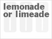 recipe for lemonade or limeade