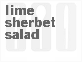 recipe for lime sherbet  salad