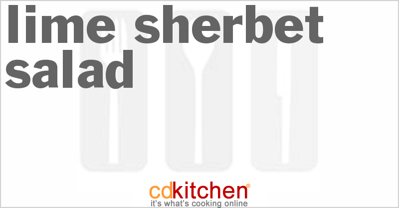 Lime Sherbet  Salad - CDKitchen.com