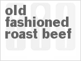 recipe for old-fashioned roast beef