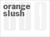 recipe for orange slush