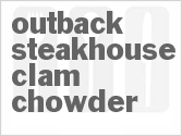 recipe for outback steakhouse clam chowder