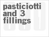 recipe for pasticiotti and 3 fillings
