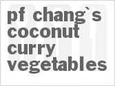 recipe for copycat p.f. chang's coconut curry vegetables