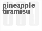 recipe for pineapple tiramisu