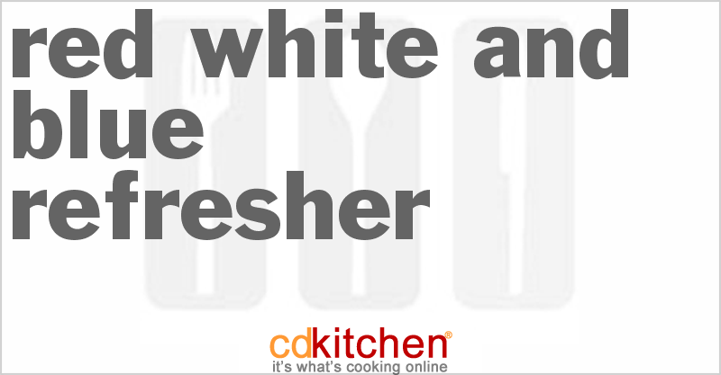 Red White And Blue Refresher - CDKitchen.com