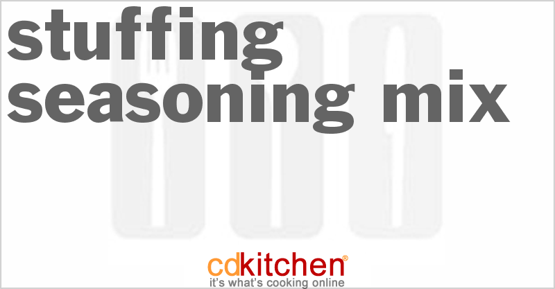 Stuffing Seasoning Mix Recipe