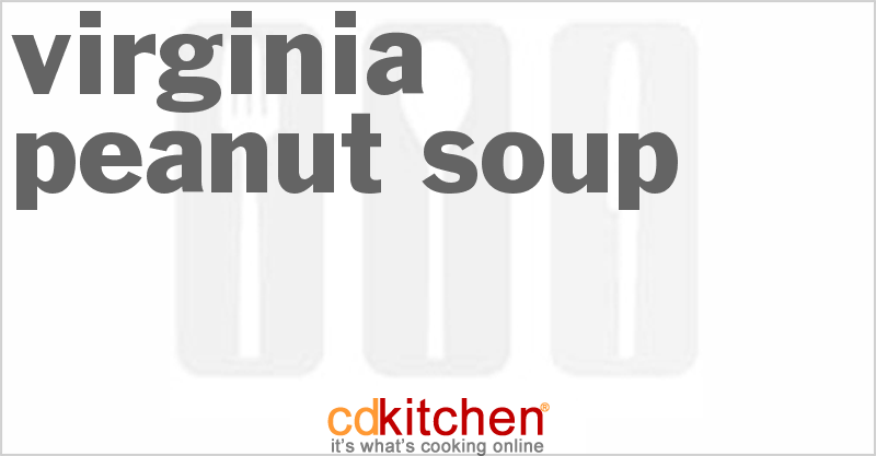 Virginia Peanut Soup - CDKitchen.com