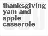 Thanksgiving Yam And Apple Casserole