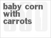 recipe for baby corn with carrots