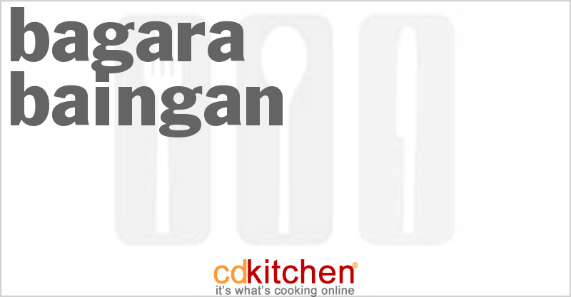 Bagara Baingan - CDKitchen.com