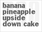 recipe for banana pineapple upside down cake
