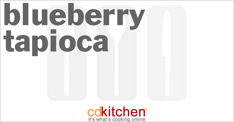 Blueberry Tapioca - CDKitchen.com