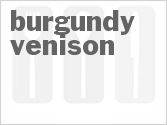 recipe for slow cooker burgundy venison