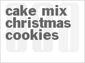 recipe for cake mix christmas cookies