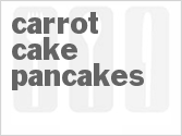 recipe for carrot cake pancakes